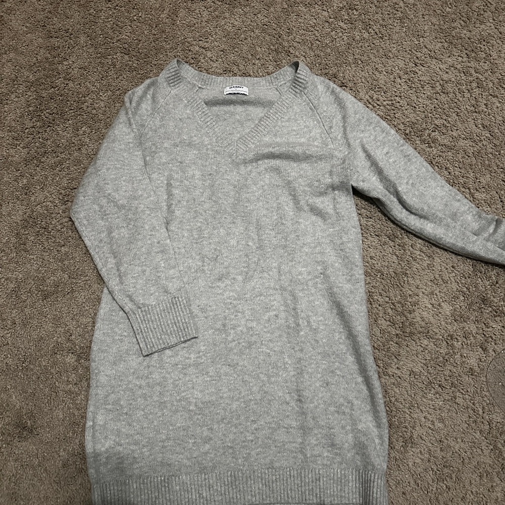 Women's Gray Sweater Dress Old Navy NWOT